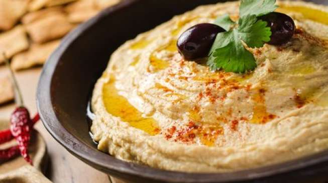 Ilustrasi Hummus, makanan khas Timur Tengah. (Shutterstock)