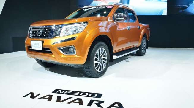 Nissan All New Navara NP300 ketika diluncurkan di Thailand pada Desember 2014 (Shutterstock).