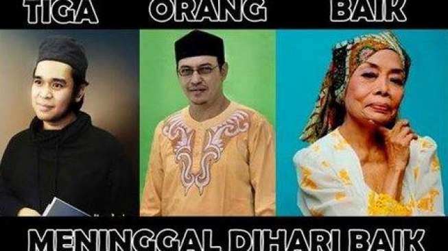 Netizen Tanggapi Uje, Mpok Nori dan Olga Meninggal Jumat