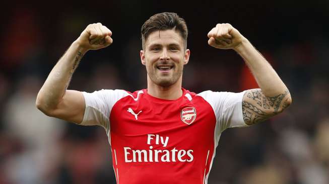 Giroud Selalu Cetak Gol di Enam Pertandingan Arsenal