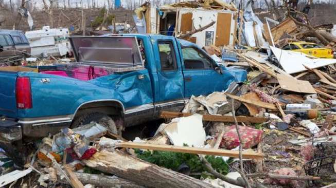 Tornado Terjang Tennessee Amerika, 22 Orang Tewas