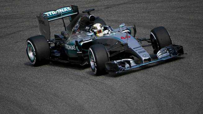 Hamilton dan Rosberg berjaya di Kualifikasi GP Cina. [Reuters/Carlos Barria]