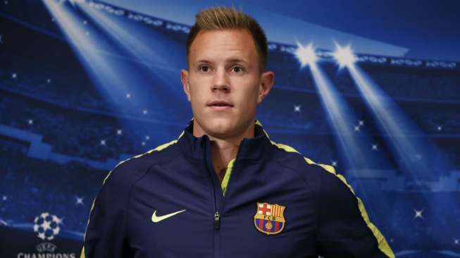 Jadi Pelapis Carlos Bravo, Ter Stegen Tetap Senang di Barca