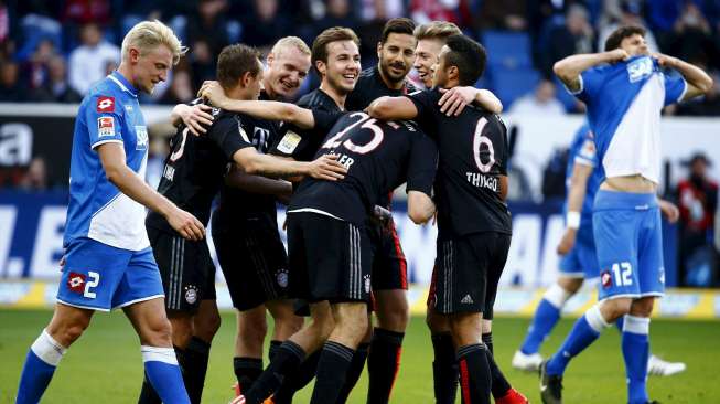 Kalahkan Hoffenheim, Bayern Dekati Juara Bundesliga