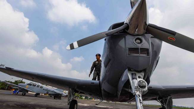 Dipakai Berlatih di Selat Madura, Pesawat TNI AL Jatuh di Perairan