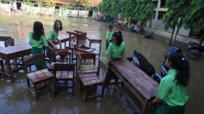 Rumah Jokowi di Solo Kebanjiran