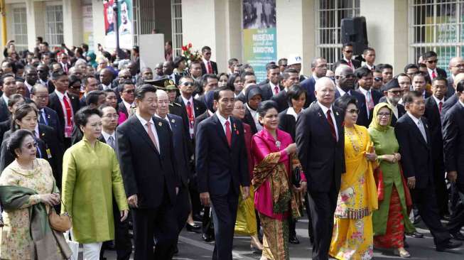 Di Gedung Merdeka, 60 tahun lalu para kepala negara kumpul menggelorakan semangat perjuangan bersama membangun Asia Afrika.