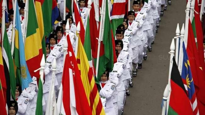 Parade Budaya Negara Peserta KAA