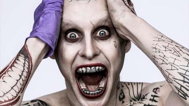 Jared Leto berperan sebagai Joker untuk Suicide Squad. (Twitter/@DavidAyer)