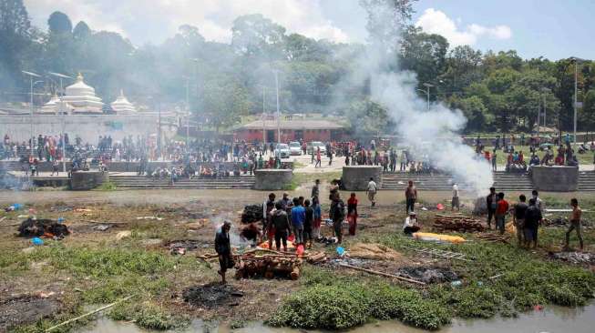 Korban Gempa Nepal Butuh Setengah Juta Tenda