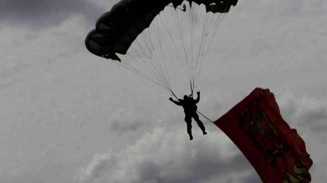 Komando Pasukan Khusus (Kopassus) menggelar syukuran Hari Ulang Tahun (HUT) yang ke-63, (29/4) di Makopassus, Cijantung, Jakarta Timur. [Suara.com/Oke Atmaja]