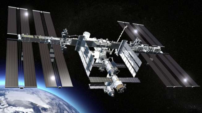 Stasiun Luar Angkasa Internasional atau ISS [Shutterstock].