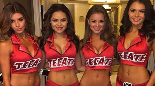 Yuk,Kenalan dengan 4 Gadis Ring Seksi di Duel Pacquiao-Mayweather