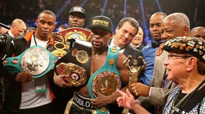 Laga Tinju Terakbar Itu Dimenangkan Mayweather