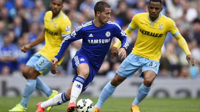 Babak I: Gol Tunggal Hazard Bawa Chelsea Ungguli Palace