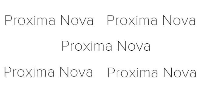 Proxima nova кириллица