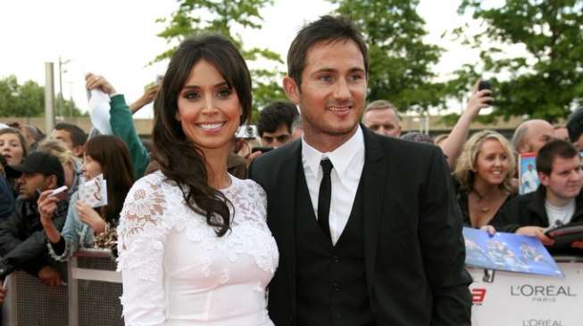 Frank Lampard dan tunangannya Christine Bleakley. (Shutterstock)