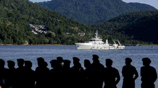 KRI Rigel Masuk Tanah Air