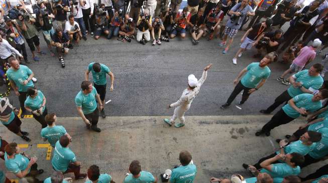 Kemenangan pertama Nico Rosberg (Reuters/Hoch Zwei)