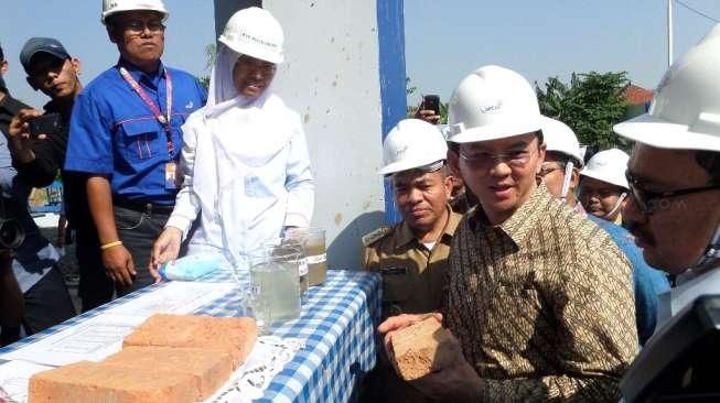 Resmikan Pengolah Lumpur, Ahok Berharap Masalah Air Bersih Beres