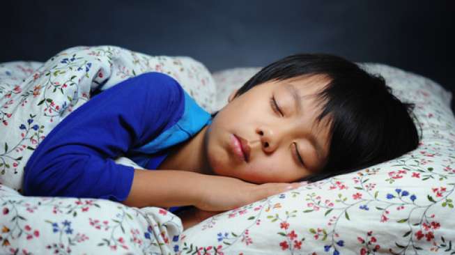 Ilustrasi anak tidur. (Shutterstock)