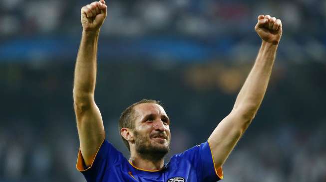 Hadapi Suarez, Chiellini Sudah Tidak Menyimpan Dendam