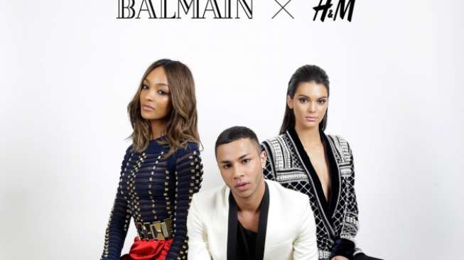 H&M Gandeng Balmain Untuk Koleksi Musim Dinginnya