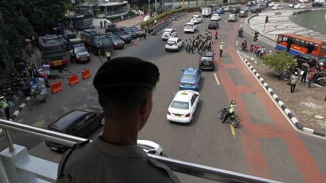 Pengamanan Polda Metro Jaya