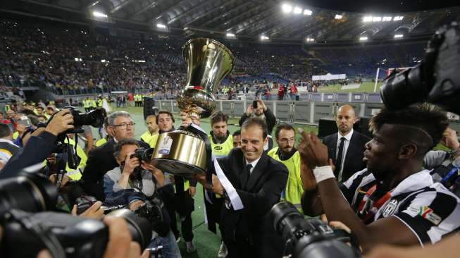 Rengkuh Coppa, Allegri Kini Bidik Trofi Liga Champions