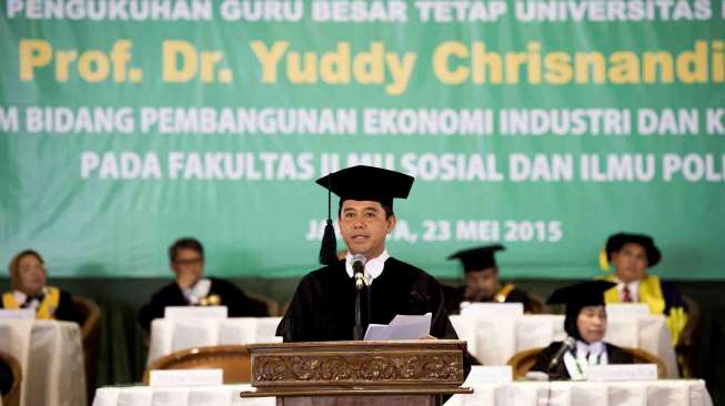 Yuddy Chrisnandi Jadi Guru Besar