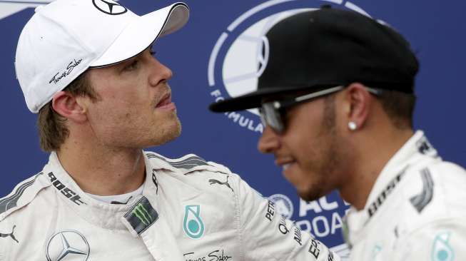 Raih Pole Position, Hamilton Pupus Harapan Rosberg