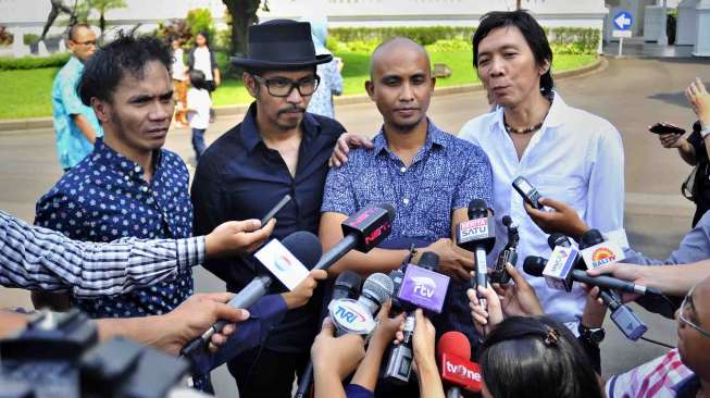 Slank Temui Presiden Jokowi