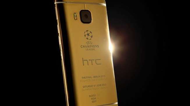 Sambut Final Liga Champions, HTC Luncurkan Ponsel Emas