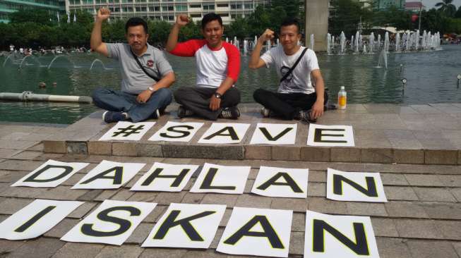 Ada Aksi #SaveDahlanIskan di Acara CFD