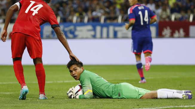 Tahan Jepang Tanpa Gol, Kiper Singapura: Ini Mujizat