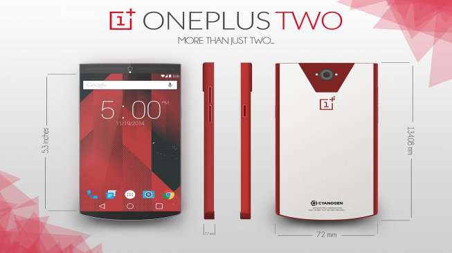 Inilah Spesifikasi Ponsel OnePlus Two