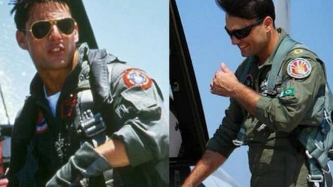 Wow, Pilot Tempur Pakistan Miliki Wajah Mirip Tom Cruise  