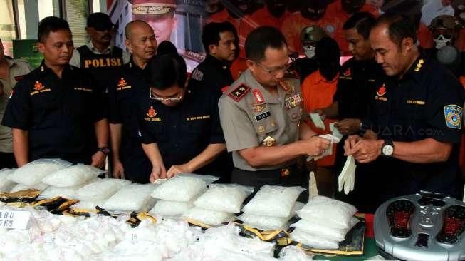 Polres Jakbar Kejar Pemilik 13 Kilogram Shabu-shabu