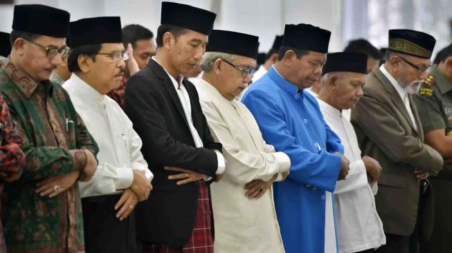 Jokowi Salat Id di Aceh