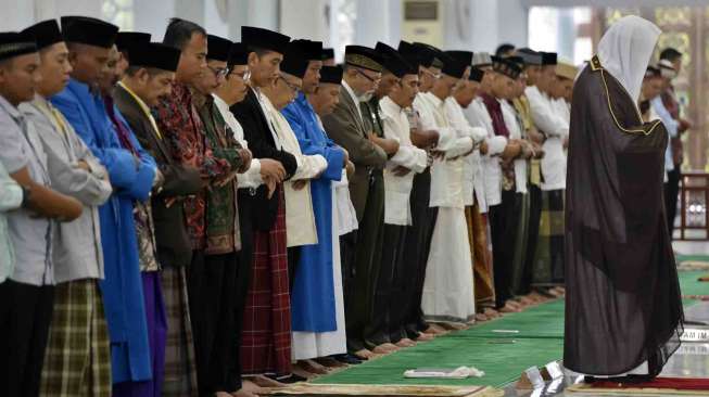 Jokowi Salat Id di Aceh