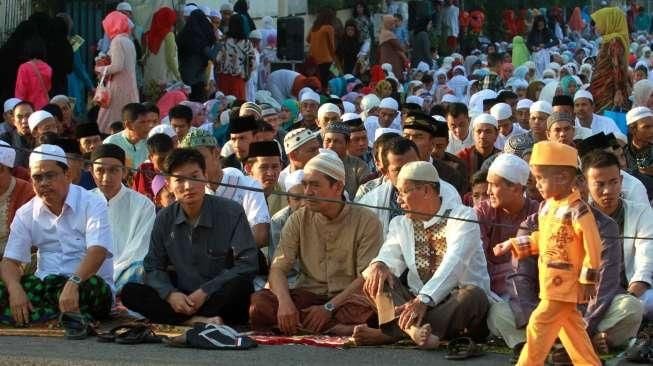 Muhammadiyah Laksanakan Salat Idul Adha di Tengah Kemacetan