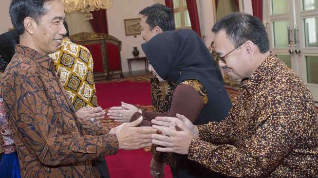 Jokowi Gelar Halal Bihalal