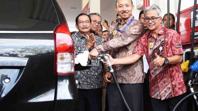 Pertamina secara resmi meluncurkan Pertalite RON 90 dengan harga Rp8.400 per liter.