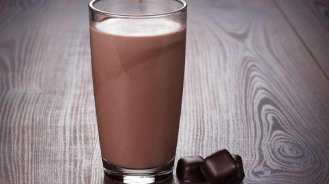 Ilustrasi susu cokelat. (Shutterstock)
