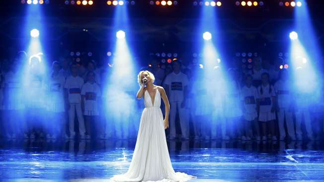 Pengundian babak kualifikasi Piala Dunia 2018 yang berlangsung di Konstantin Palace, St. Petersburg, Rusia (26/7) [Reuters/Grigory Dukor]