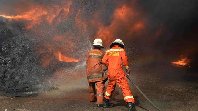 Kebakaran Gudang Karpet