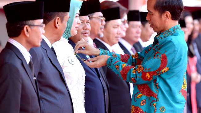 Jokowi Hadiri Peringatan Harganas