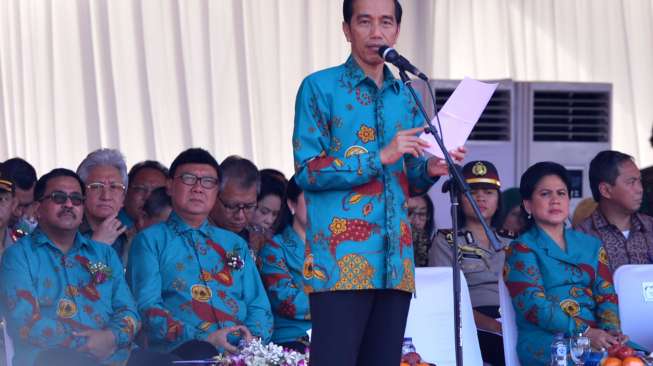 Jokowi Hadiri Peringatan Harganas