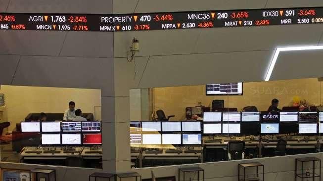 IHSG Awal Pekan Ini Melemah 12,76 Poin