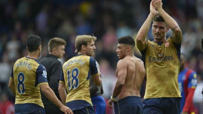 Arsenal Raih Poin Perdana di Selhurst Park